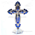 Stand Altar Cross Crucifix Jesus Church Silver inri Jerusalem Holy land H-8\"